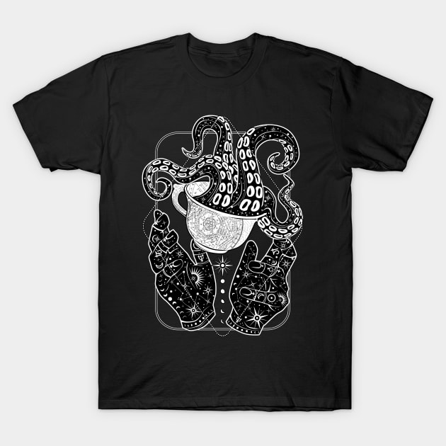 Tentacle Tea Time T-Shirt by Von Kowen